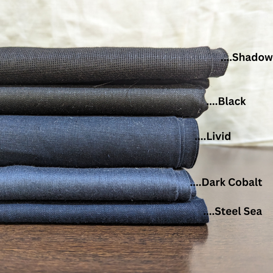 Shadow: Versatile Pure Linen Fabric, Used for Shirts, Tops, Dresses, Palazzos - OrganoLinen