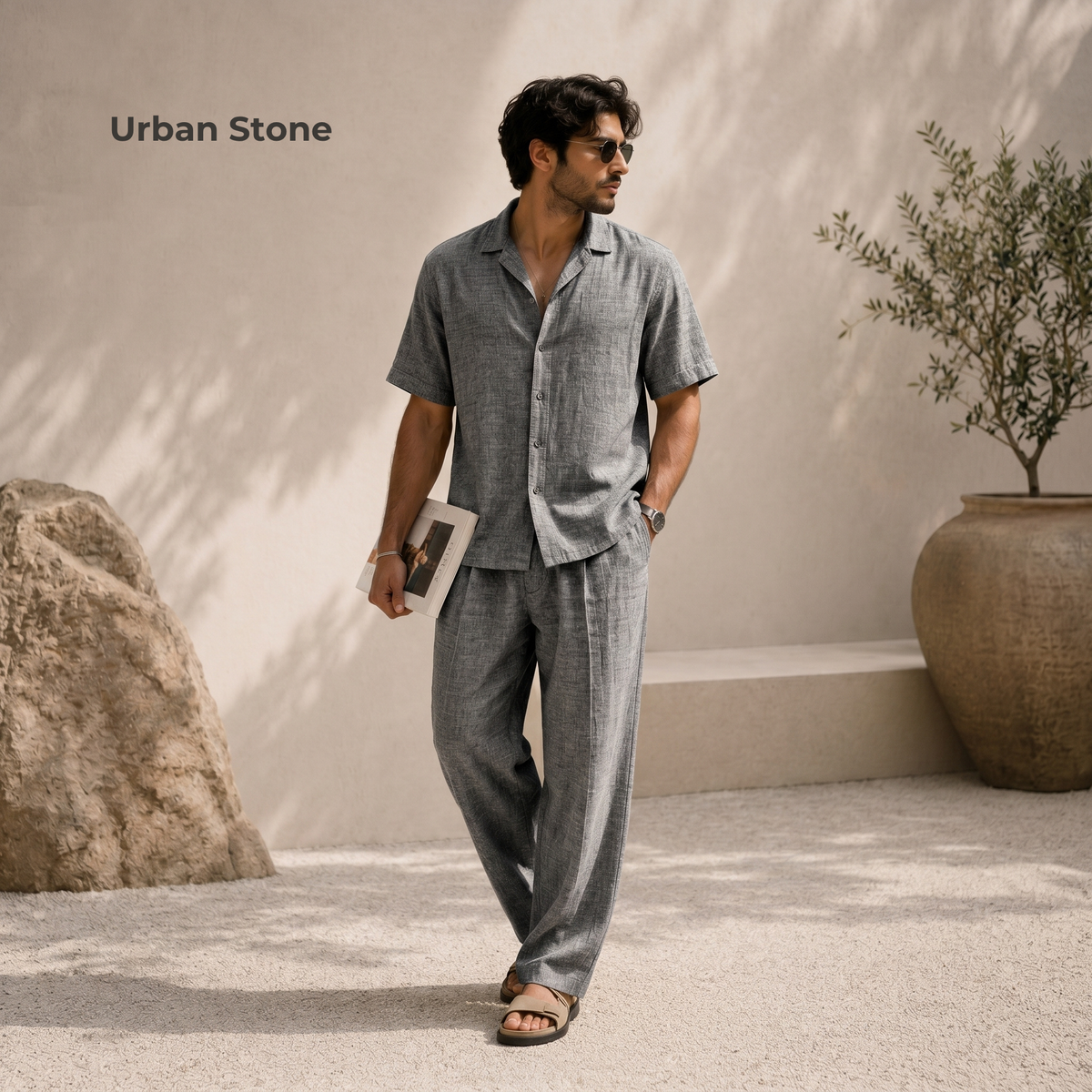 Men's Pure Linen Set – Noa by OrganoLinen