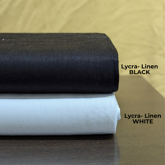 Linen Lycra Fabric for Pants & Suits