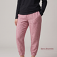 ARLO-W Women's Pure Linen Jogger Pants – Half Elastic Waist