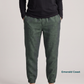 ARLO-W Women's Pure Linen Jogger Pants – Half Elastic Waist