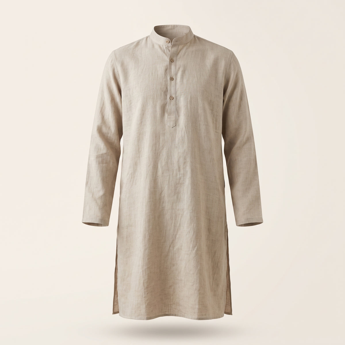 AIDAN Men's Long Linen Kurta