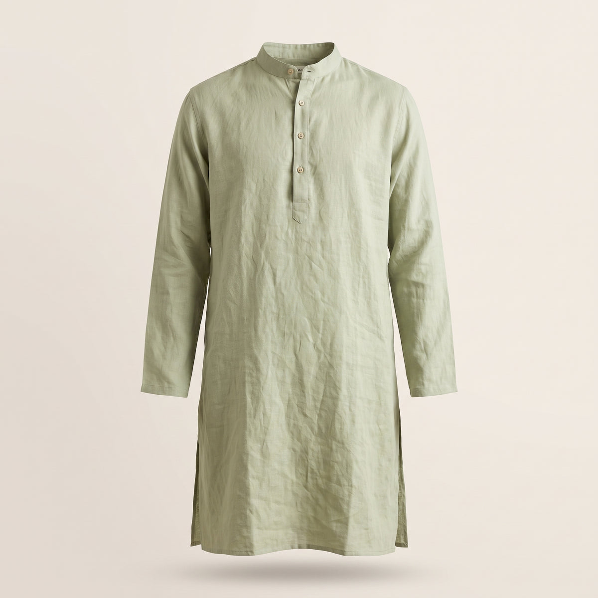 AIDAN Men's Long Linen Kurta