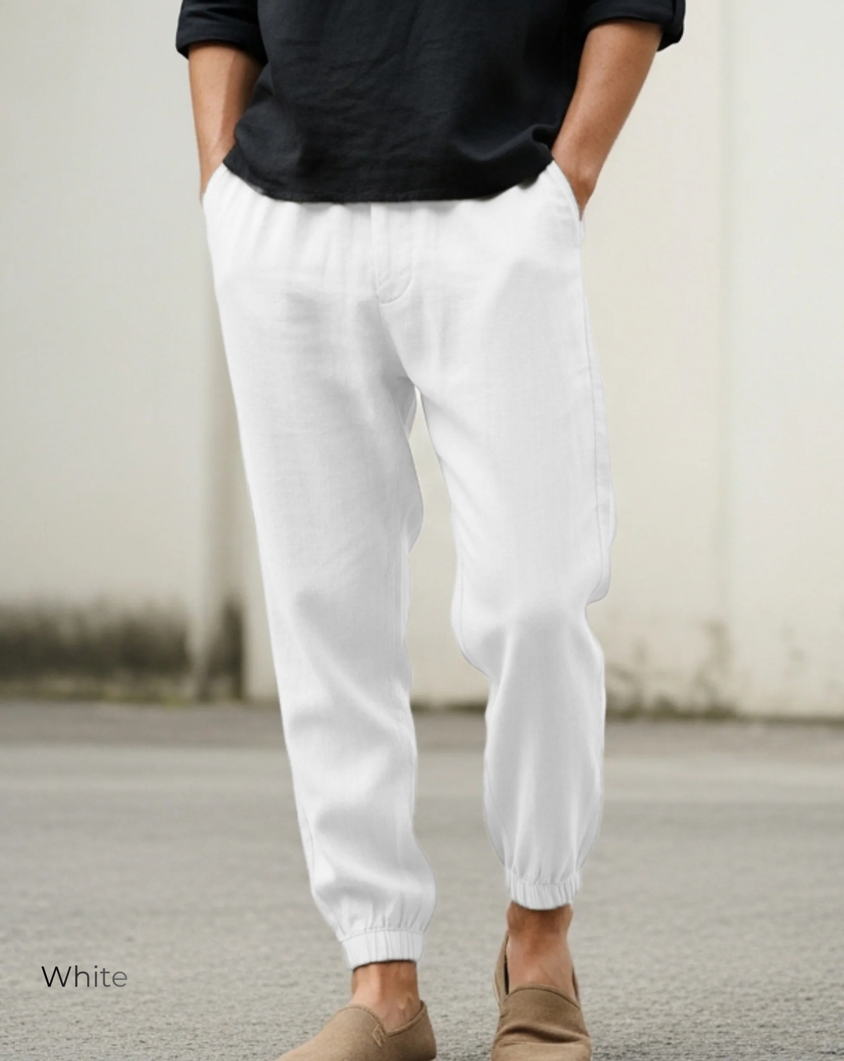 Men's Pure Linen Jogger Pants – Arlo by OrganoLinen