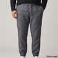 Men's Plus Size Pure Linen Jogger Pants in Charcoal Bay – Arlo by OrganoLinen