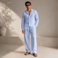 Men's Pure Linen Set in Ice Harbor – Cove by OrganoLinen