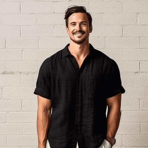 Linen Cord Set outfit for men – Eclipse by OrganoLinen