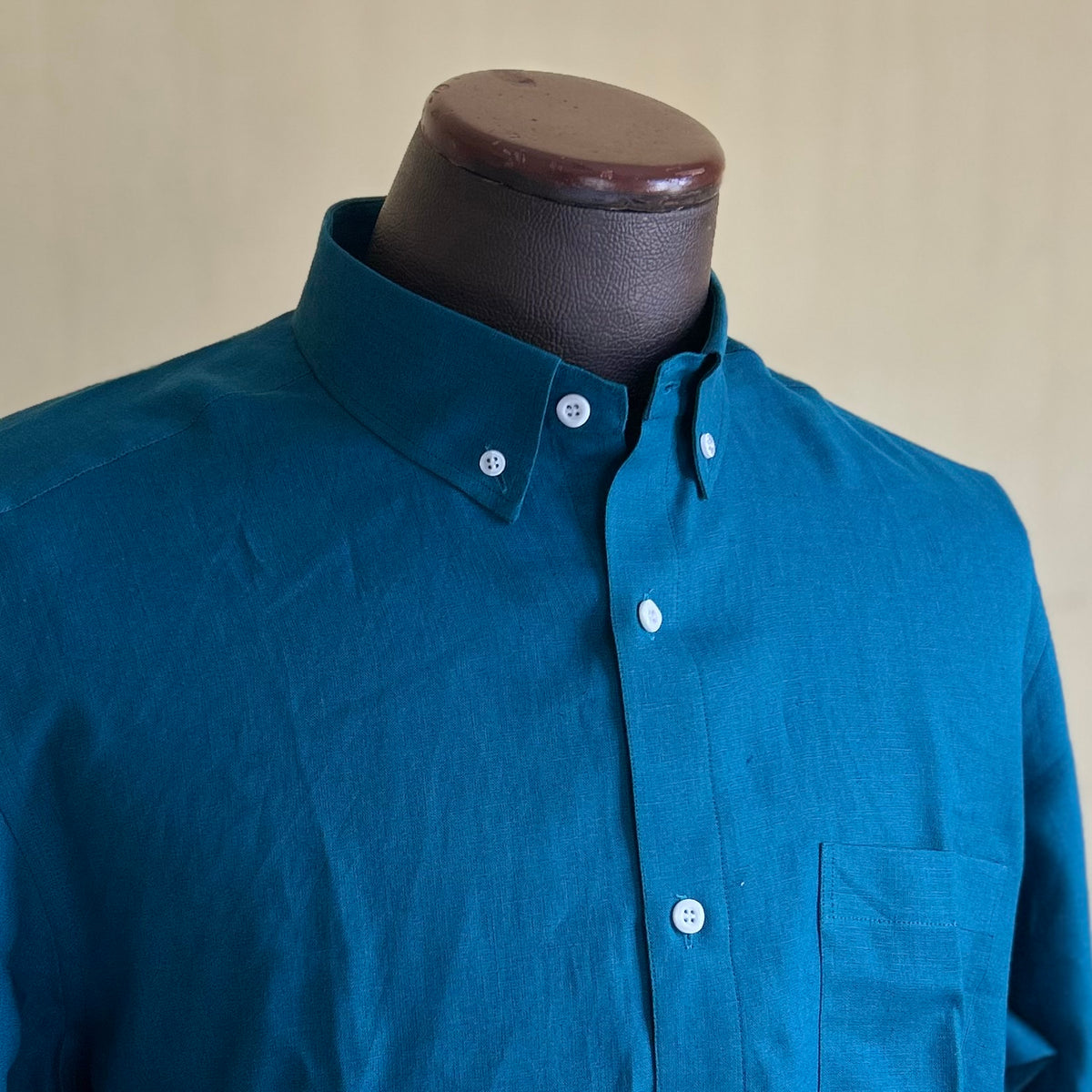 Men's Blue Linen Shirt – Harbor by OrganoLinen
