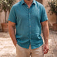 Men's Blue Linen Shirt – Harbor by OrganoLinen