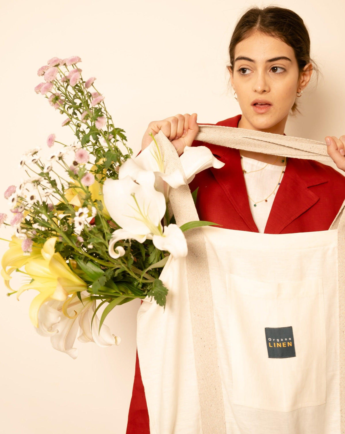 Linen Weekender Bag – Luca by OrganoLinen