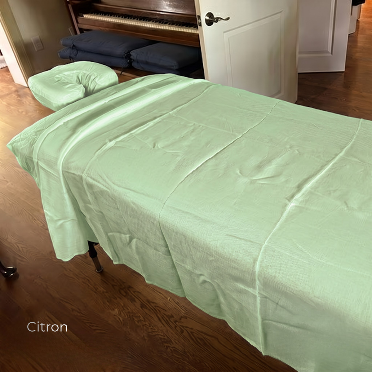 100% Pure Linen Cradle Cover in Citron – Zen by OrganoLinen