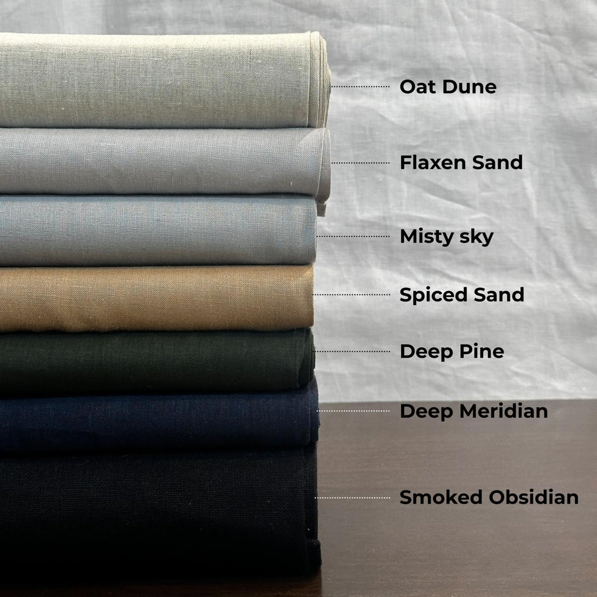 100% Pure Linen Cradle Cover in Deep Pine – Zen by OrganoLinen