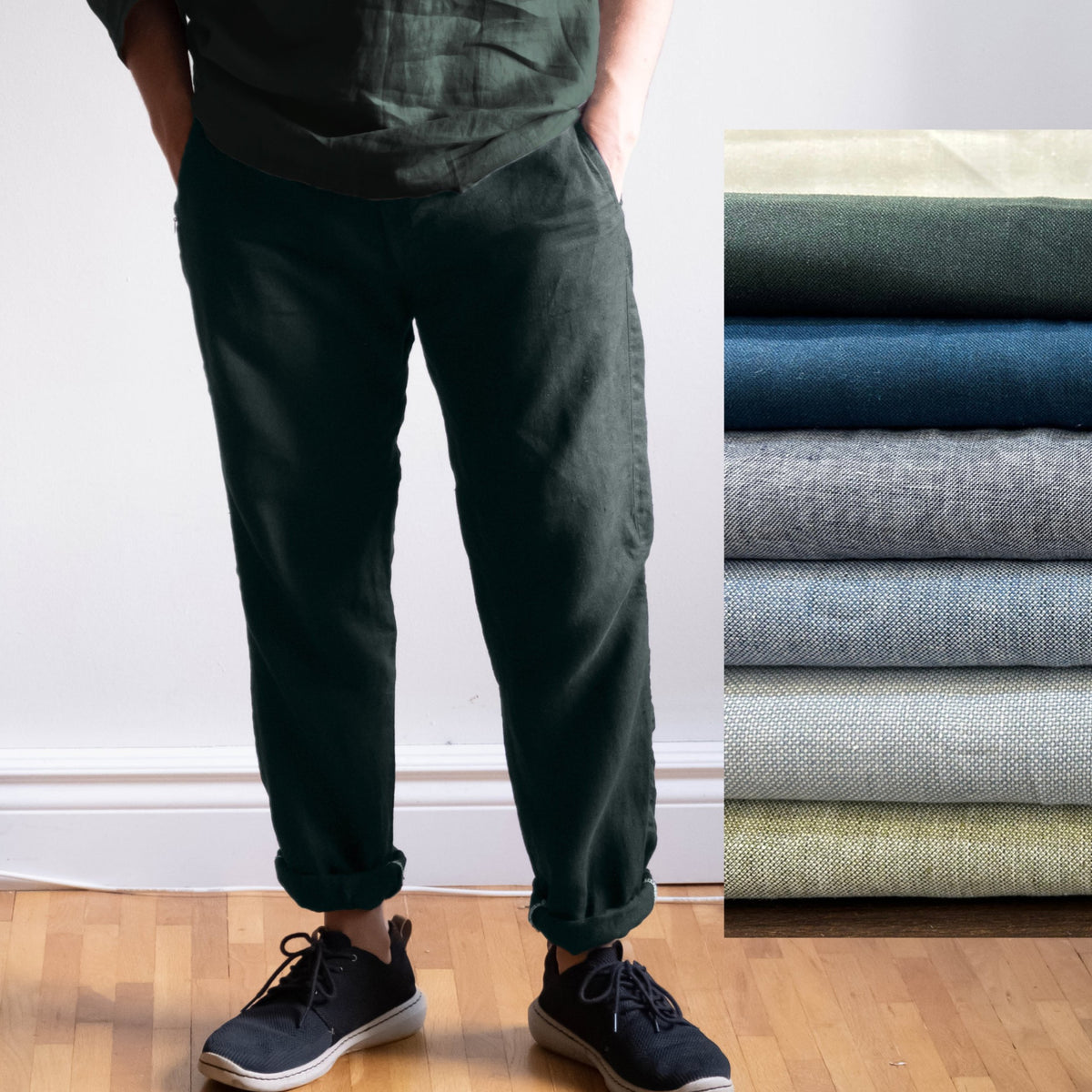 Linen Cord Set outfit for men – Cascade by OrganoLinen
