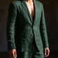 Men’s Unlined Linen Jacket in Emerald Coast – Jasper by OrganoLinen