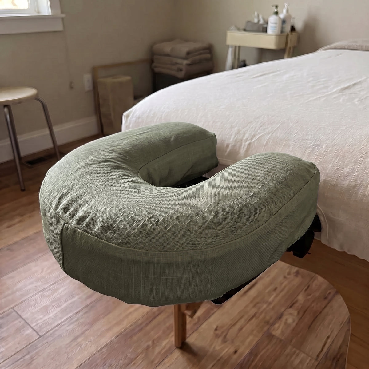 ZEN Linen Face Cradle Cover for Massage Tables