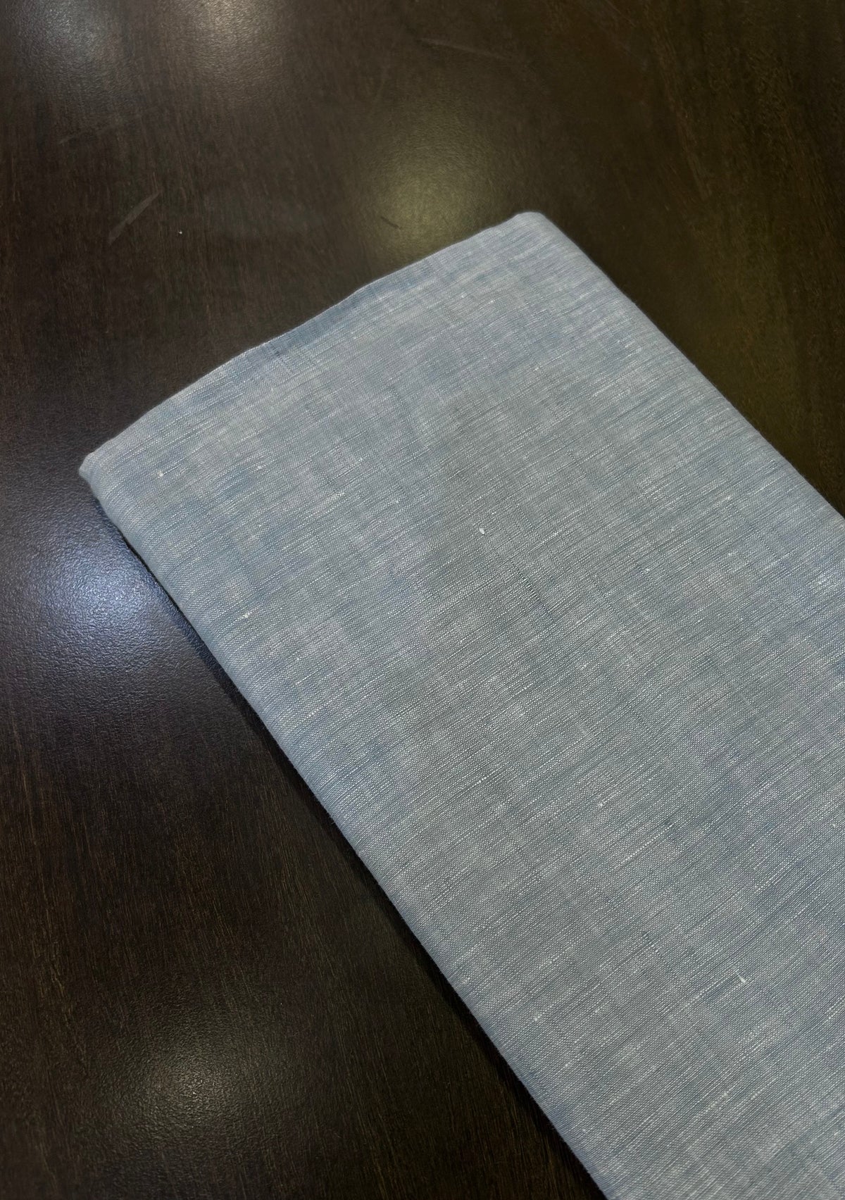 Premium 100% Linen Fabric in Sky Luxe100 by OrganoLinen