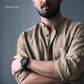 Men's Kurta Linen Shirt in Honey Oat – Ramy by OrganoLinen
