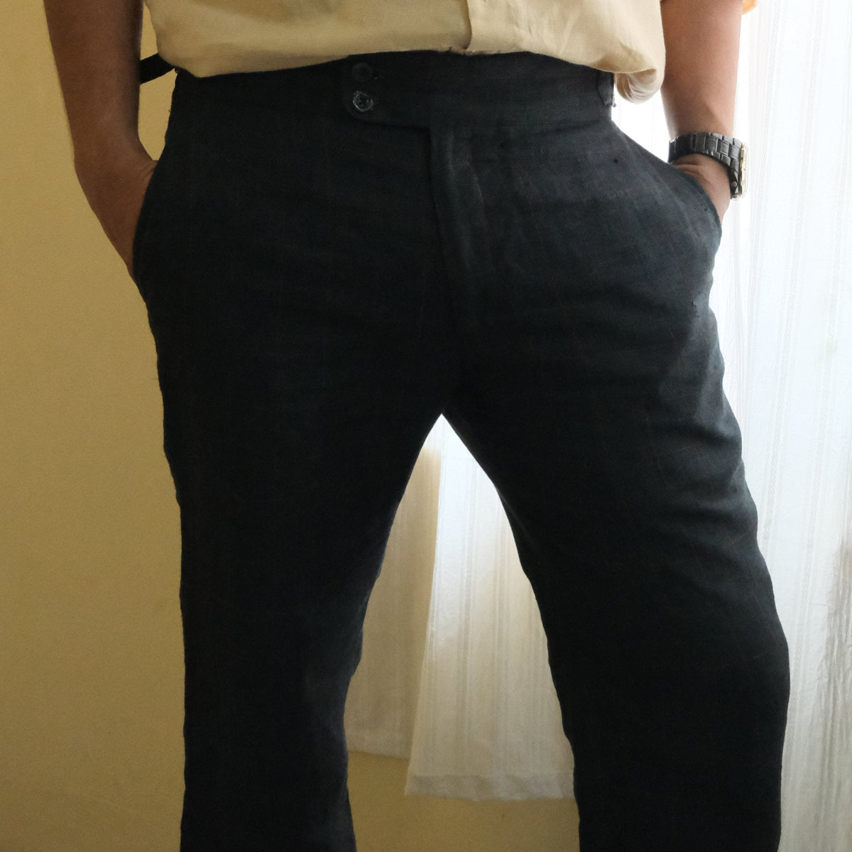 Men's Pure Linen Pants – Roma by OrganoLinen
