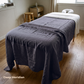Massage Pure Linen Flat Sheet in Deep Meridian – Slumber by OrganoLinen