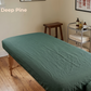 100% Pure Linen FITTED Sheet in Deep Pine – Snooze by OrganoLinen