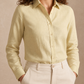 Women's Linen Shirt in Moonlight Linen – Sunny by OrganoLinen