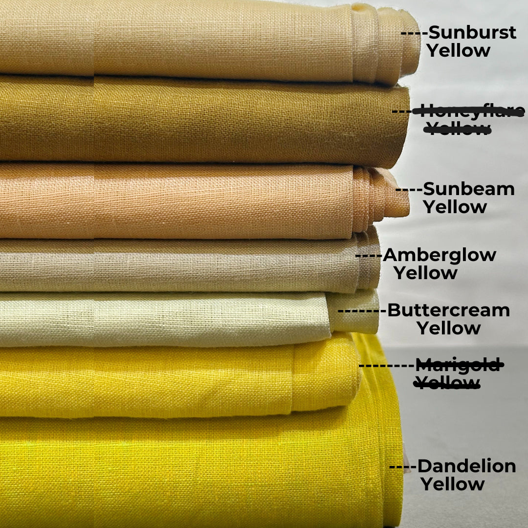 Women's Yellow Linen Shirt – Sunny by OrganoLinen