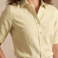 Women's Linen Shirt in Moonlight Linen – Sunny by OrganoLinen