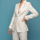 Women’s Unlined Linen Jacket in Summer White – Tahoe by OrganoLinen