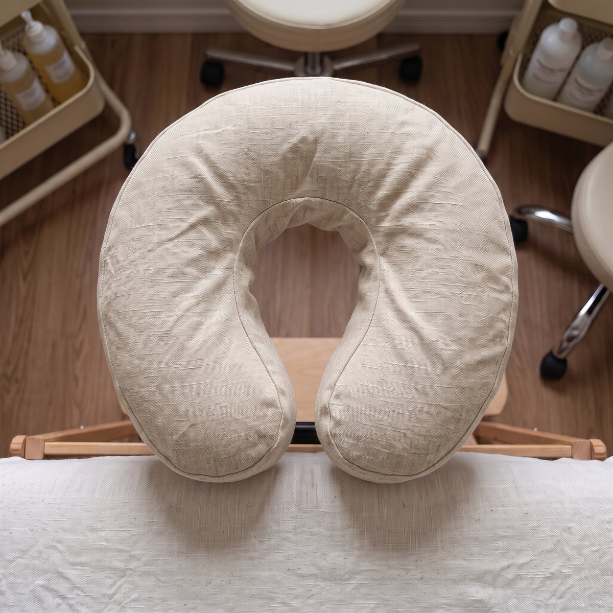 ZEN Linen Face Cradle Cover for Massage Tables