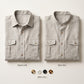 WILLOW Men's Long-Sleeve Heavy Linen Shirt