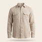 WILLOW Men's Long-Sleeve Heavy Linen Shirt