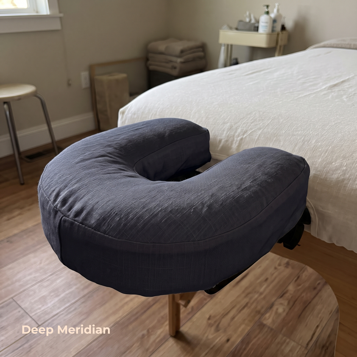 100% Pure Linen Cradle Cover in Deep Meridian – Zen by OrganoLinen