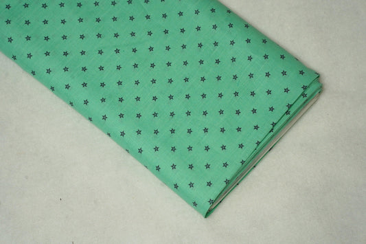 Digital Micro Print on Green base by OrganoLinen