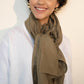 Tan Linen Scarf – Noah by OrganoLinen