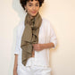 Tan Linen Scarf – Noah by OrganoLinen