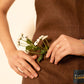 Pure Linen Apron Lily by OrganoLinen